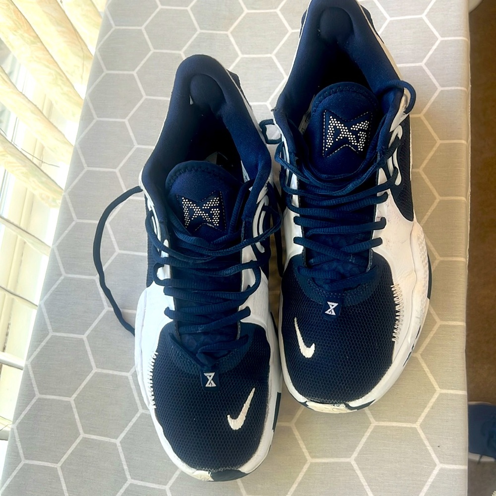 Nike PG 5 TB Navy Navy Blue White DA7758-401 Men Multi Size 9.5 - Picture 13 of 13